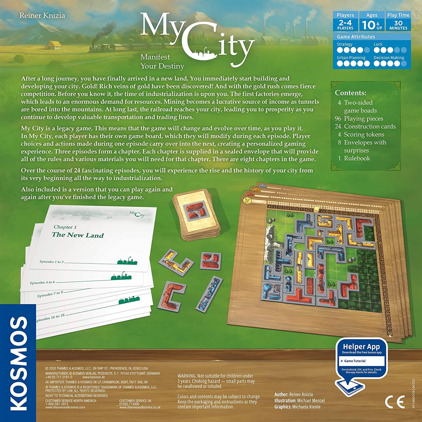 My City Board Game - WiredVillage Games - Thames & Kosmos