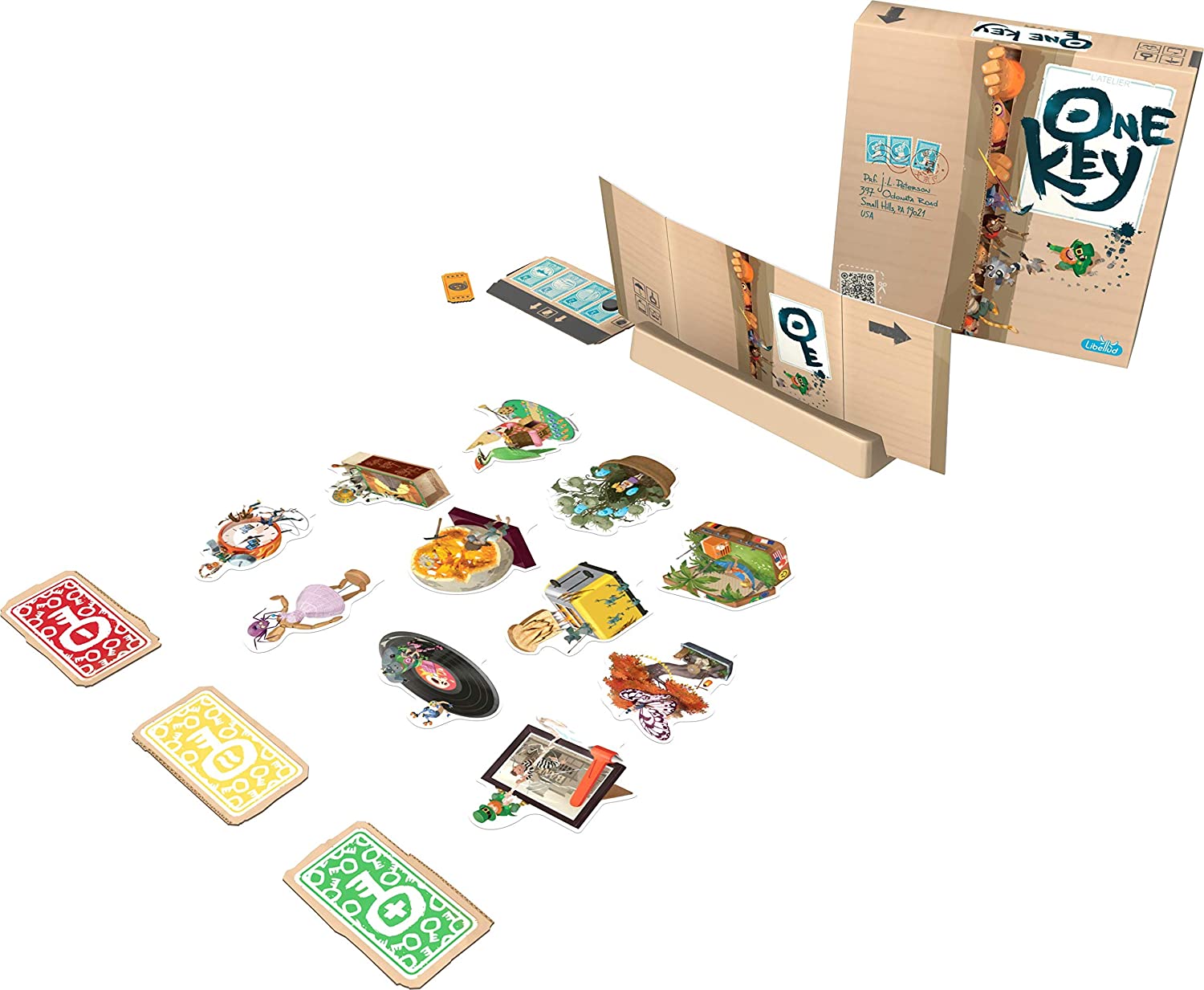 One Key Card Game - WiredVillage Games - Libellud
