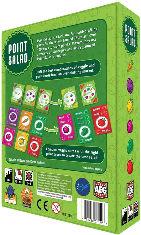 Point Salad Card Game - WiredVillage Games - Alderac Entertainment Group (AEG)