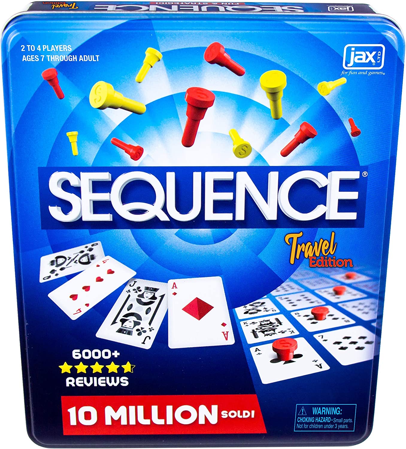 SEQUENCE: Travel Tin Edition - WiredVillage Games - Jax