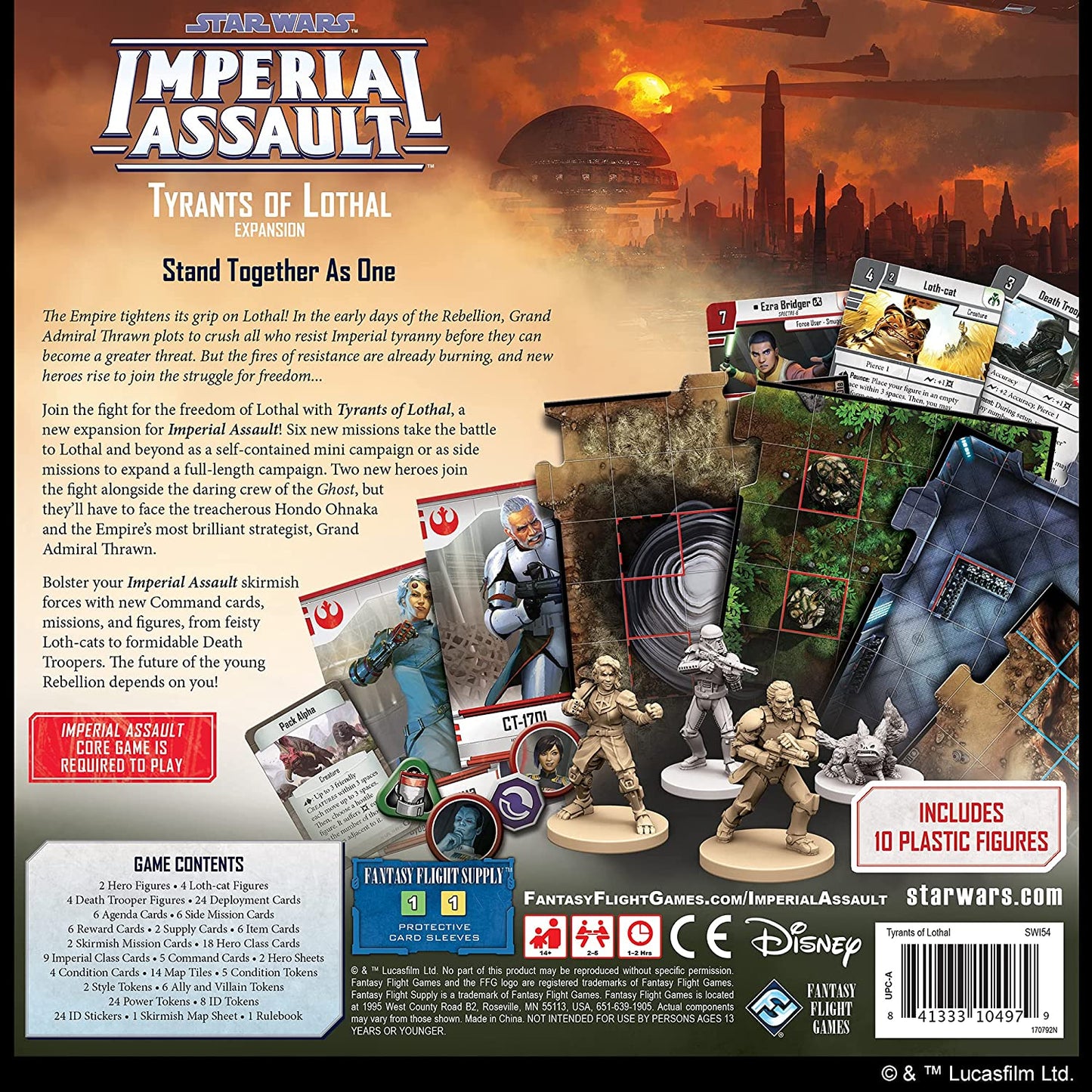 Star Wars : Imperial Assault Tyrants of Lothal Board Game - WiredVillage Games - Fantasy Flight Games
