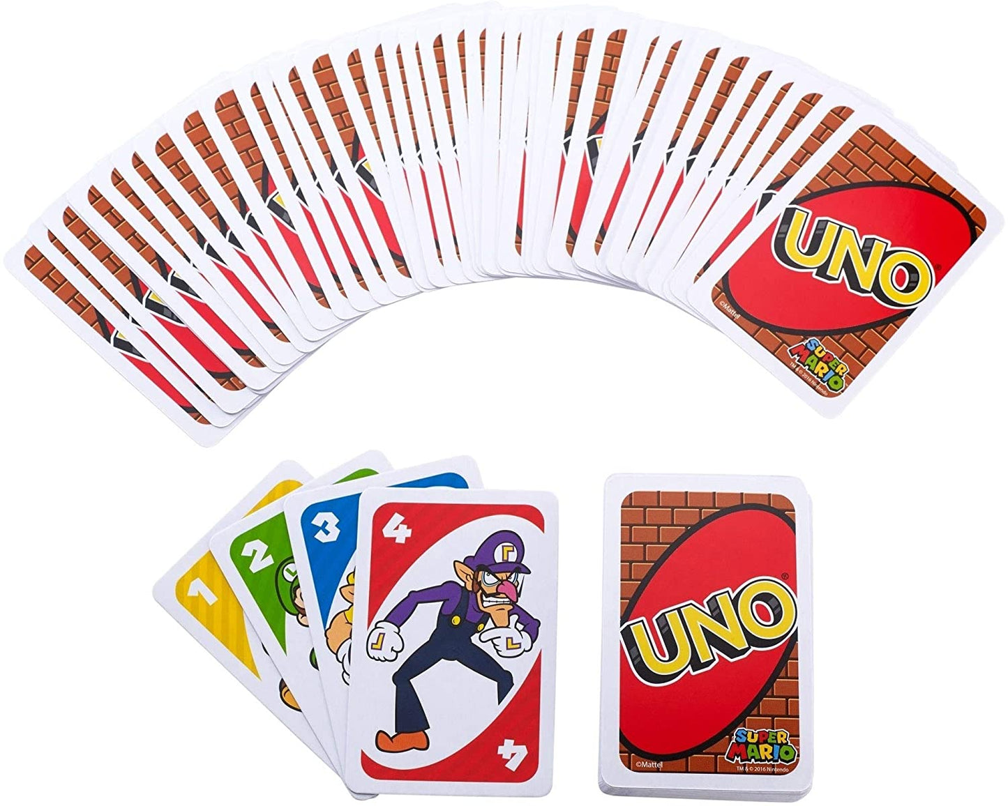 Super Mario UNO Card Game - WiredVillage Games - Mattel
