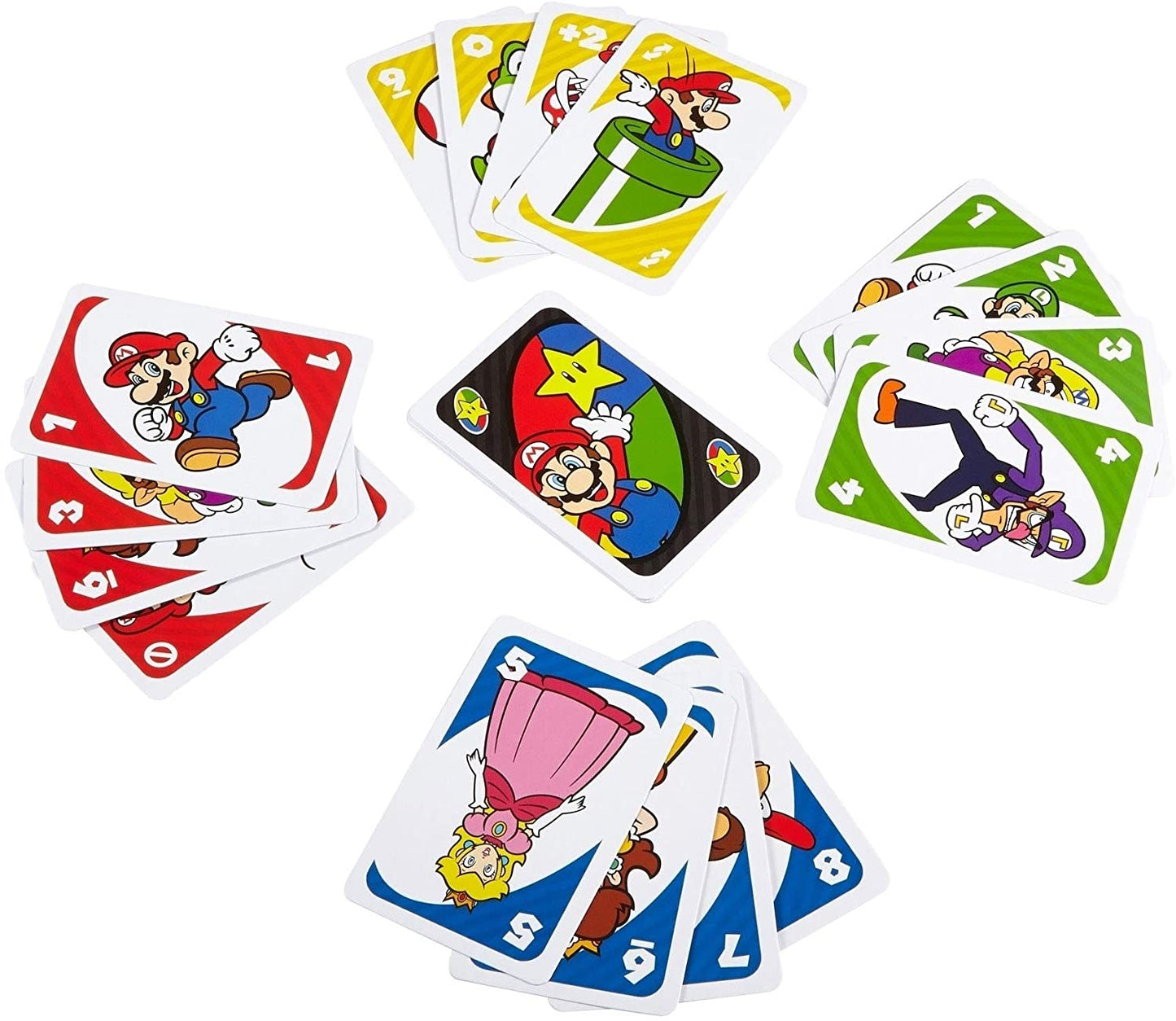 Super Mario UNO Card Game - WiredVillage Games - Mattel