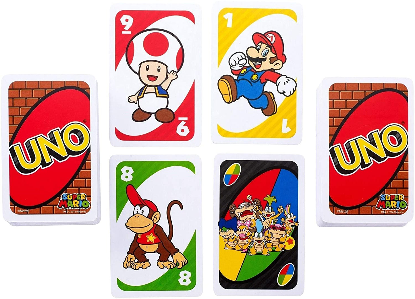 Super Mario UNO Card Game - WiredVillage Games - Mattel