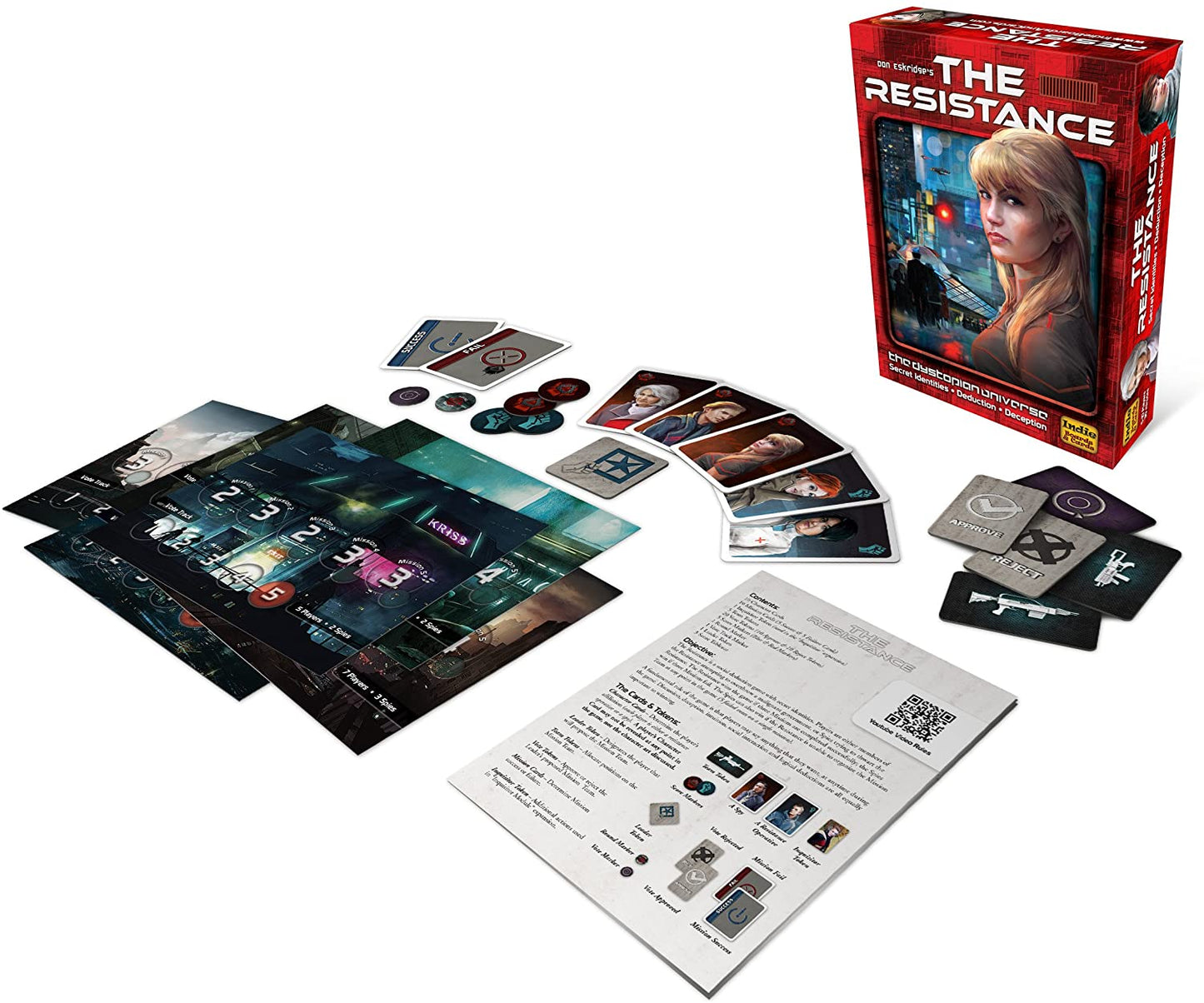 The Resistance (The Dystopian Universe) - WiredVillage Games - Indie Boards and Cards