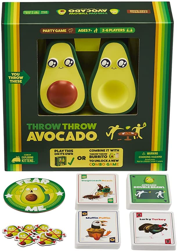 Throw Throw Avocado - WiredVillage GamesExploding Kittens