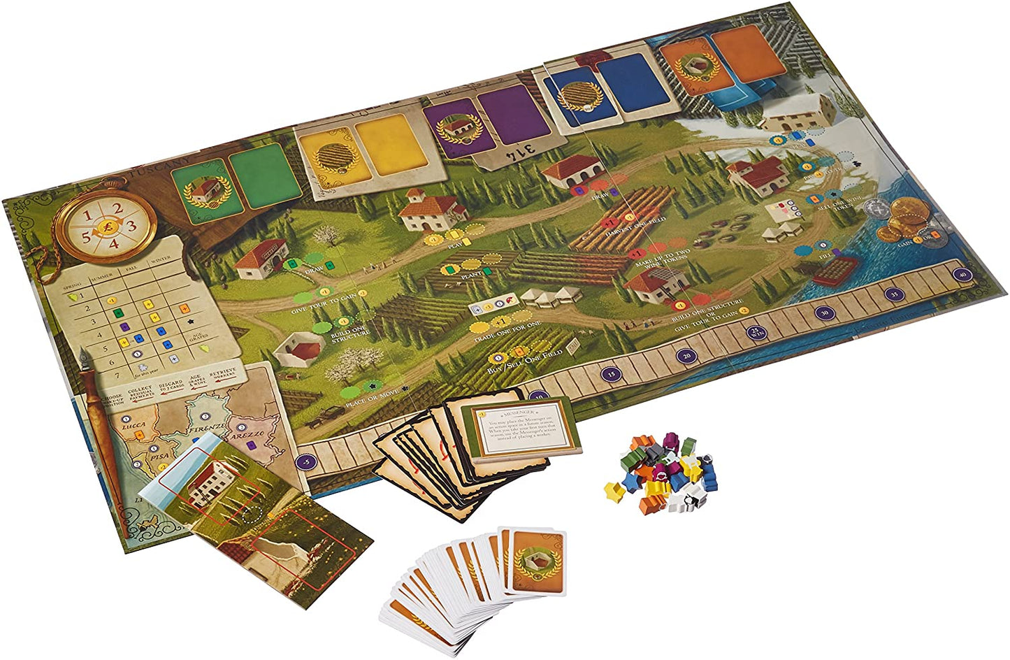 Tuscany Essential Edition Board Game - WiredVillage Games - Stonemaier Games