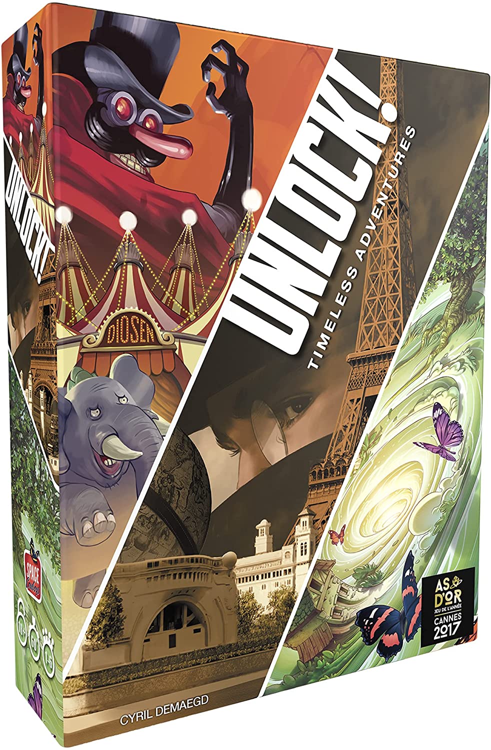 UNLOCK! Timeless Adventures Card Game - WiredVillage Games - Space Cowboys