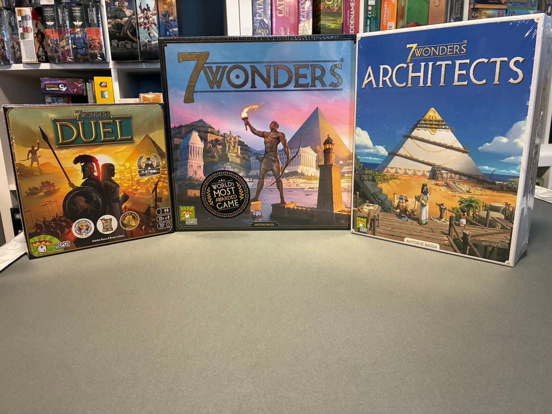 7 Wonders Games: Which Version Should You Get? - WiredVillage Boardgames