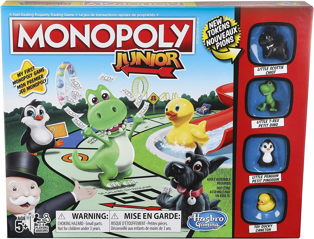 Monopoly Junior and Friends: A Guide to Starter Board Games - WiredVillage Games