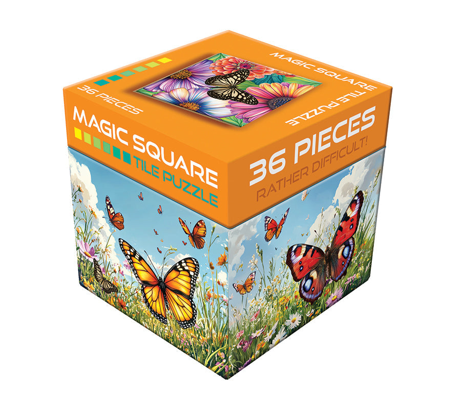 Magic Square Puzzle: Butterflies