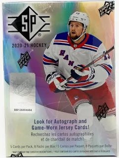 2020 - 2021 Sp Authentic Hockey Retail Blaster - WiredVillage Games - Upper Deck WiredVillage Games