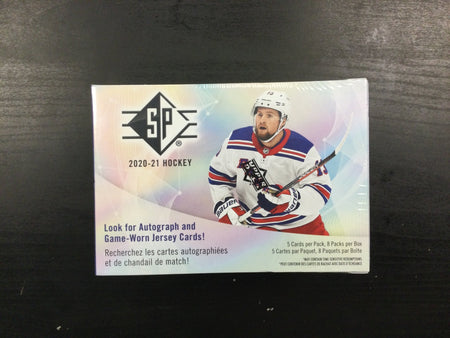 2020 - 2021 Sp Authentic Hockey Retail Blaster - WiredVillage Games - Upper Deck WiredVillage Games