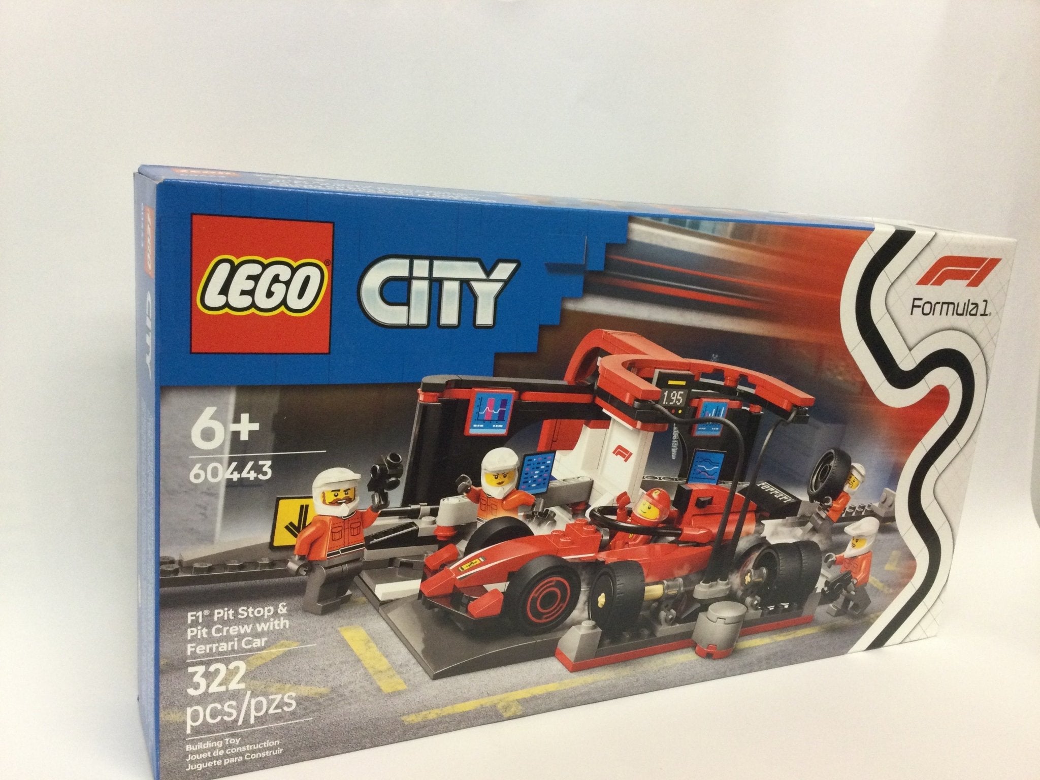 60443 F1 Pit Stop & Pit Crew With Ferrari Car - WiredVillage Games - WiredVillage Games