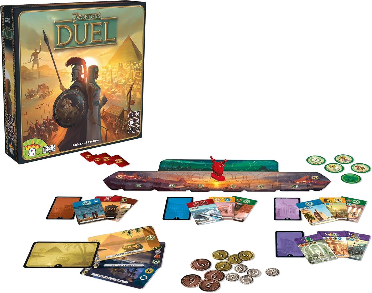 7 WONDERS - DUEL - WiredVillage GamesRepos Production