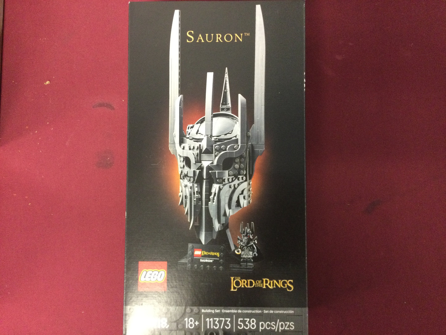 Lego Lord Of The Rings 11373 Sauron Helmet set