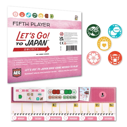 Let's go to Japan 5th player expansion