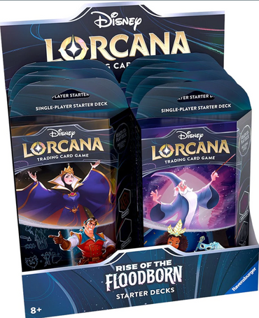 Disney Lorcana: Rise of the Floodborn: Starter Deck Display