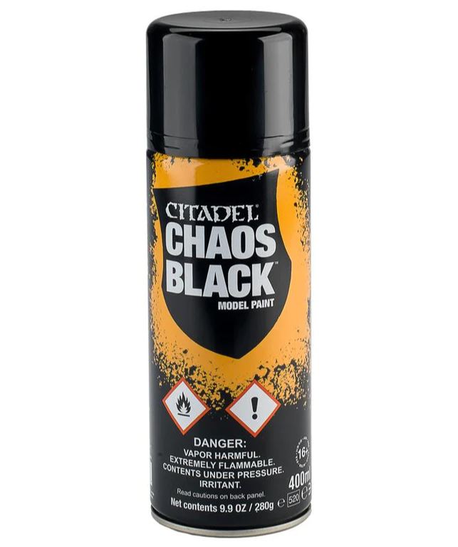 Citadel: Spray Primer - Chaos Black