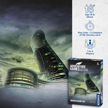 Adventure Games: Monochrome Inc. - WiredVillage Games - Thames & Kosmos