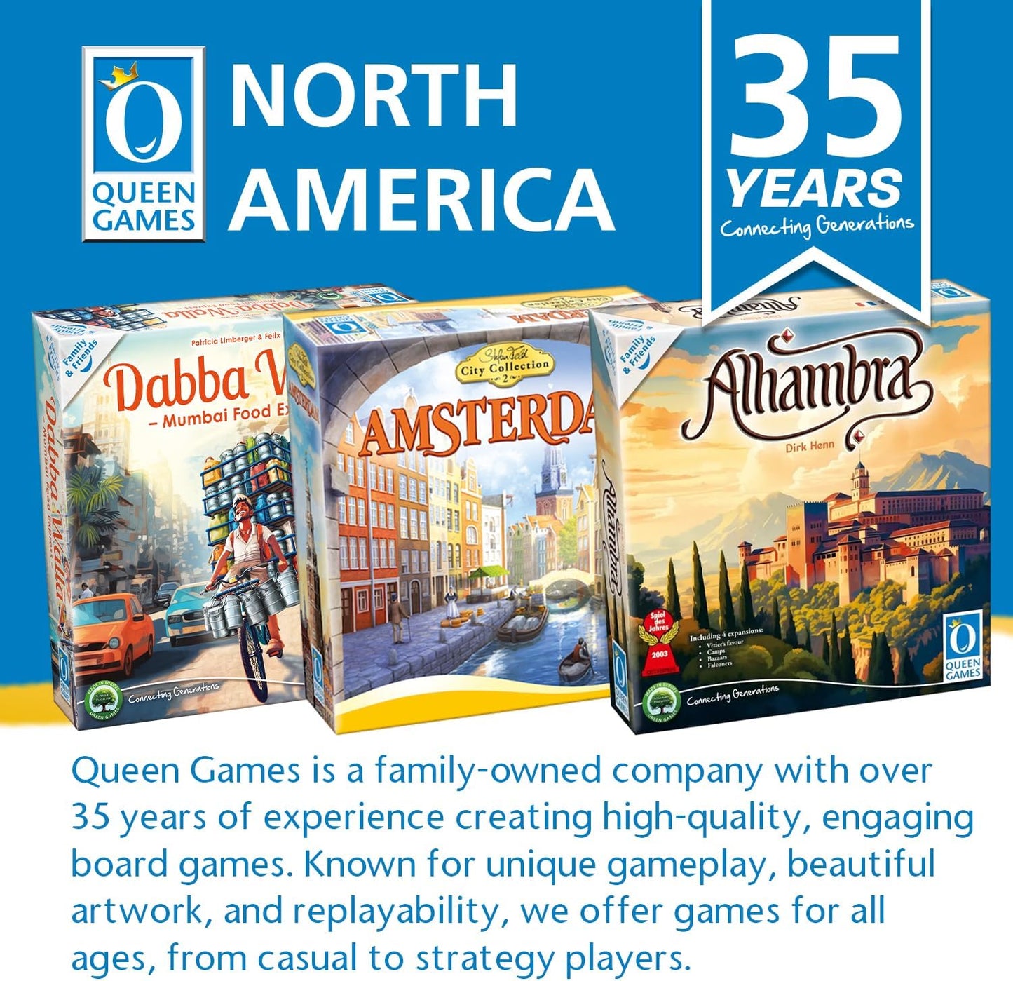 Amsterdam - WiredVillage Games - Queen Games