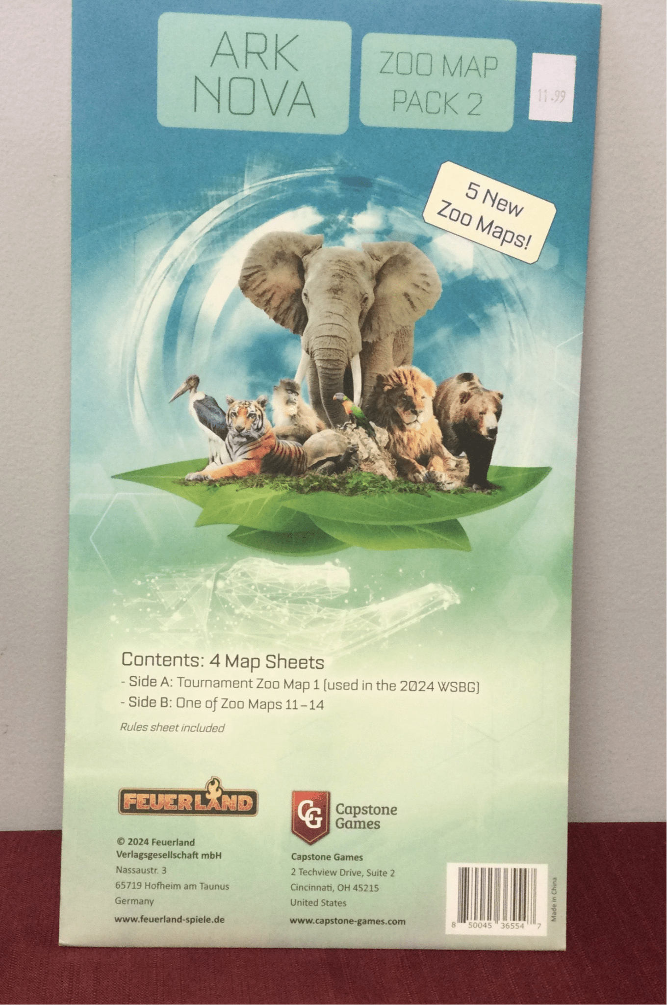 Ark Nova Zoo Map Pack 2 - WiredVillage Games - WiredVillage Games