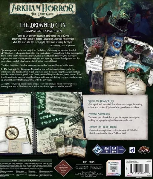 Arkham Horror LCG: The Drowned City - Campaign Expansion - WiredVillage Games - Fantasy Flight Games