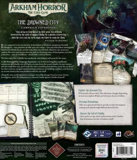 Arkham Horror LCG: The Drowned City - Campaign Expansion - WiredVillage Games - Fantasy Flight Games