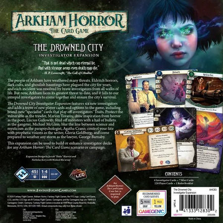 Arkham Horror LCG: The Drowned City - Investigator Expansion - WiredVillage Games - WiredVillage Games