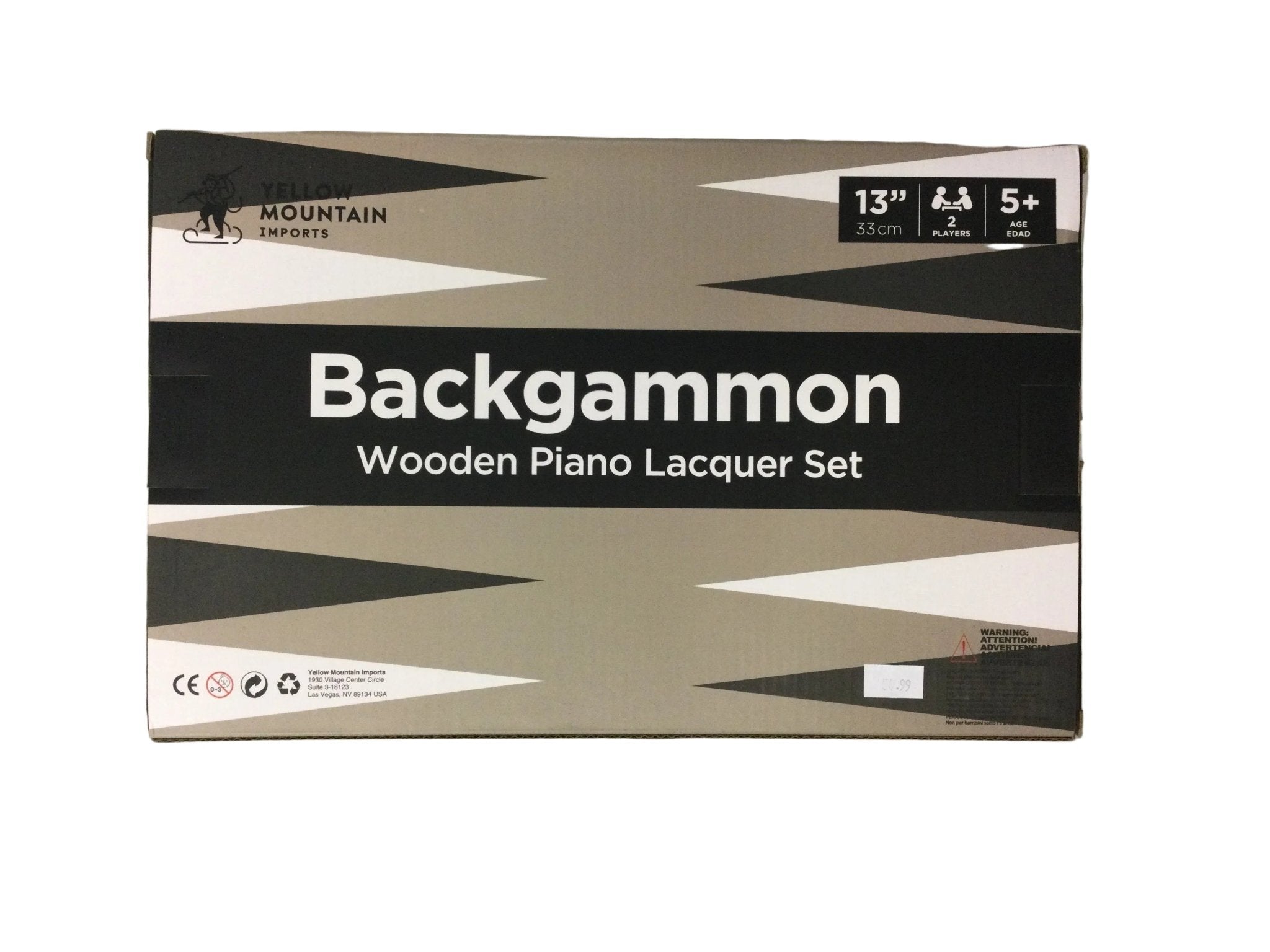 Backgammon Piano Lacquer Set -
