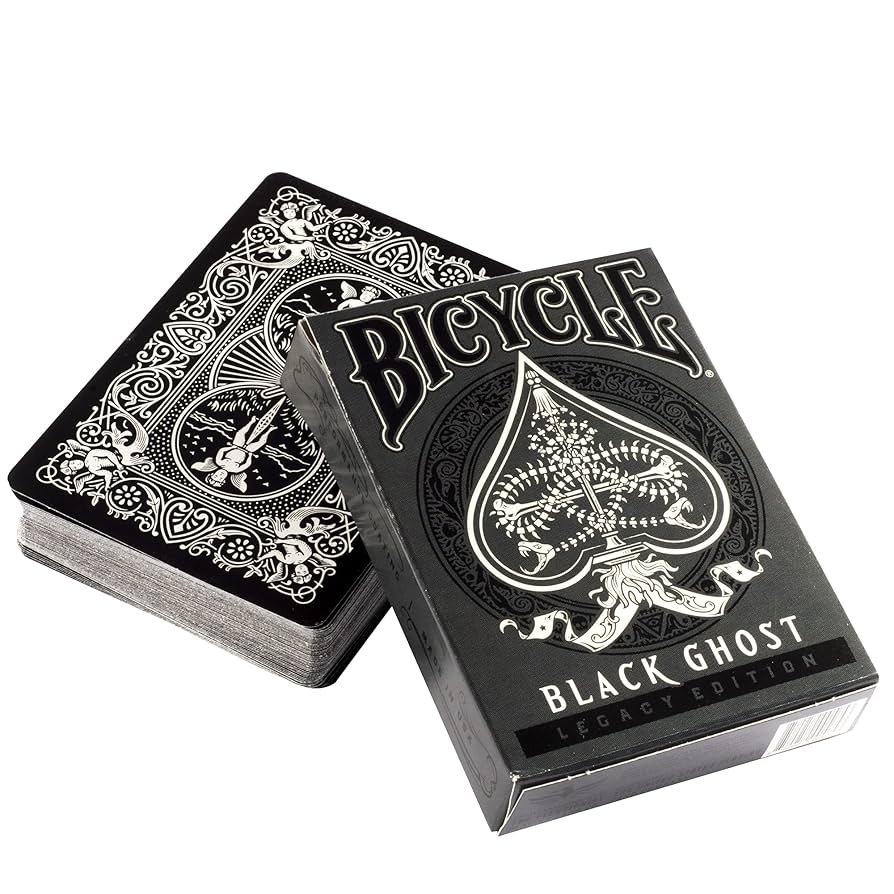 Bicycle Black Ghost Second Edition Playing Cards - WiredVillage Games - WiredVillage Games