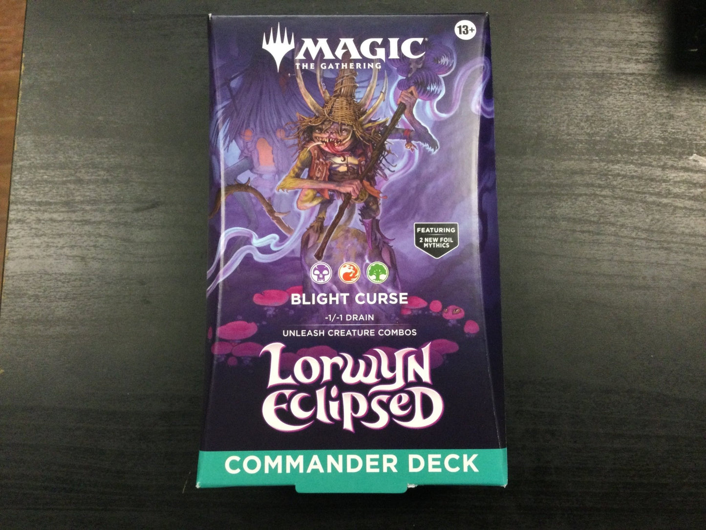 Magic the Gathering Lorwyn Eclipsed Blight Curse Commander Deck - WiredVillage Games - Wizards of the Coast
