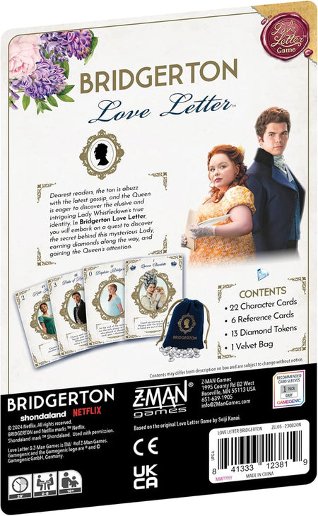 Bridgerton Love Letter - WiredVillage Games - Z - Man Games