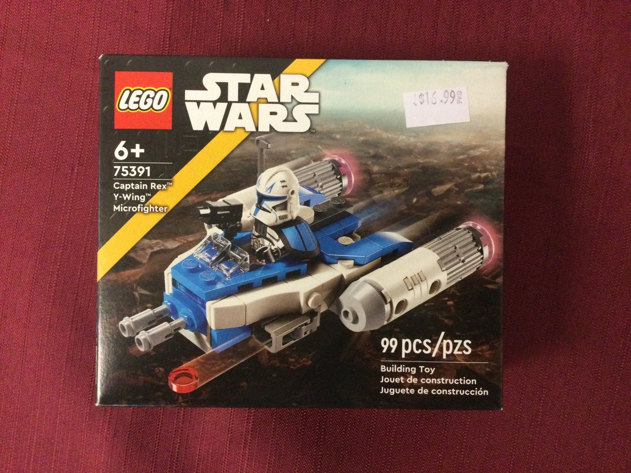 Captain Rex Y - Wing Microfighter Lego - WiredVillage Games - WiredVillage Games