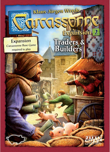 Carcassonne EXPANSION 2 : Traders & Builders - WiredVillage Games - Z - Man Games