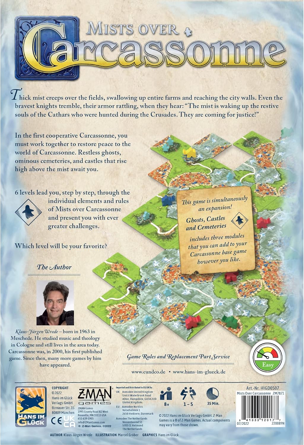 Carcassonne – Mists over Carcassonne - WiredVillage GamesWiredvillage Games