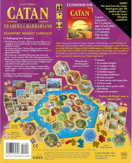 CATAN Traders & Barbarians - WiredVillage Games - Thames & Kosmos