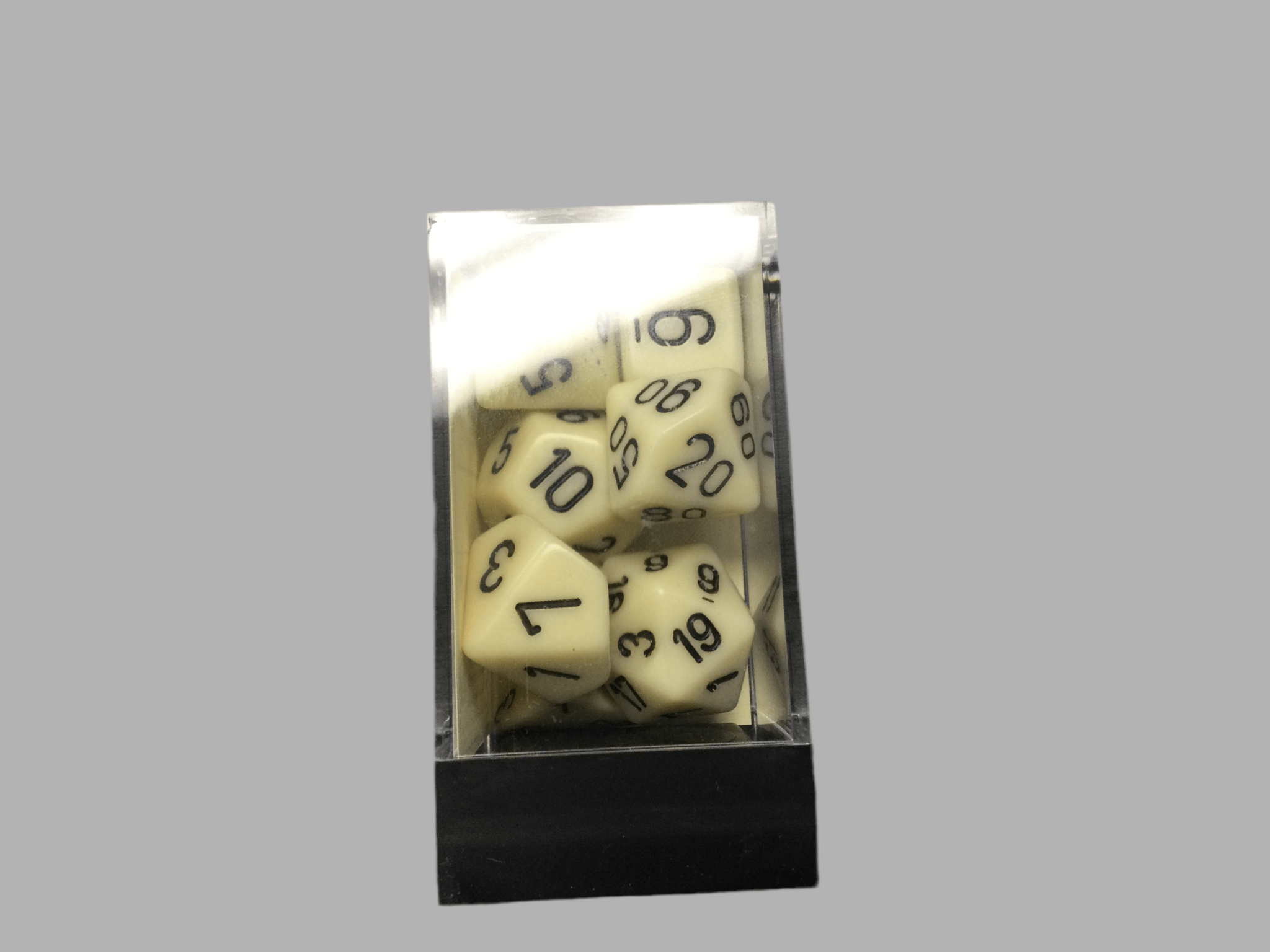 Chessex Dice - Ivory - WiredVillage Games - Chessex