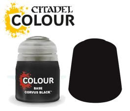 Citadel Colour base Corvus Black - WiredVillage Games - Games Workshop