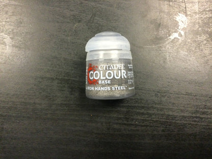 Citadel Colour base Iron Hands Steel – Warhammer 40K Paint - WiredVillage Games - Games Workshop