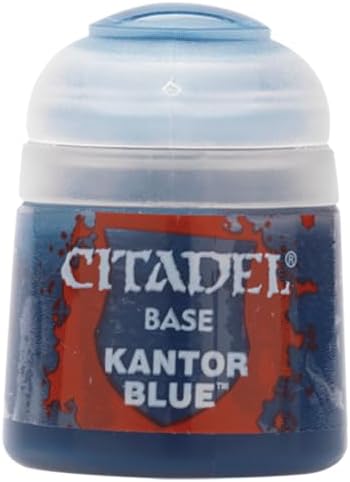 Citadel Colour Base Kantor Blue – Warhammer 40K Paint - WiredVillage Games - Games Workshop
