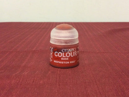Citadel Colour Base Mephiston Red - (Warhammer Paint) - WiredVillage Games - Games Workshop