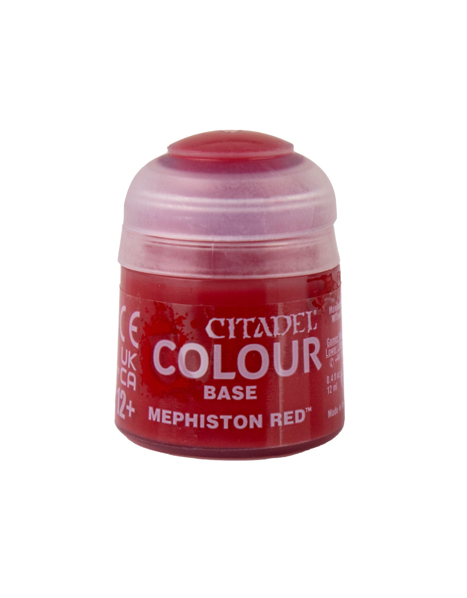 Citadel Colour Base Mephiston Red - (Warhammer Paint) - WiredVillage Games - Games Workshop WiredVillage Games