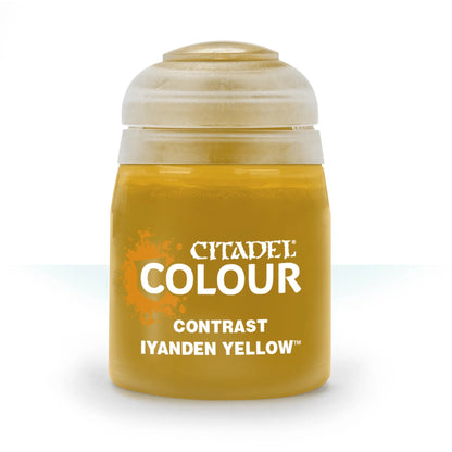 Citadel Colour Contrast Iyanden Yellow (Warhammer Paint) - WiredVillage Games - Games Workshop