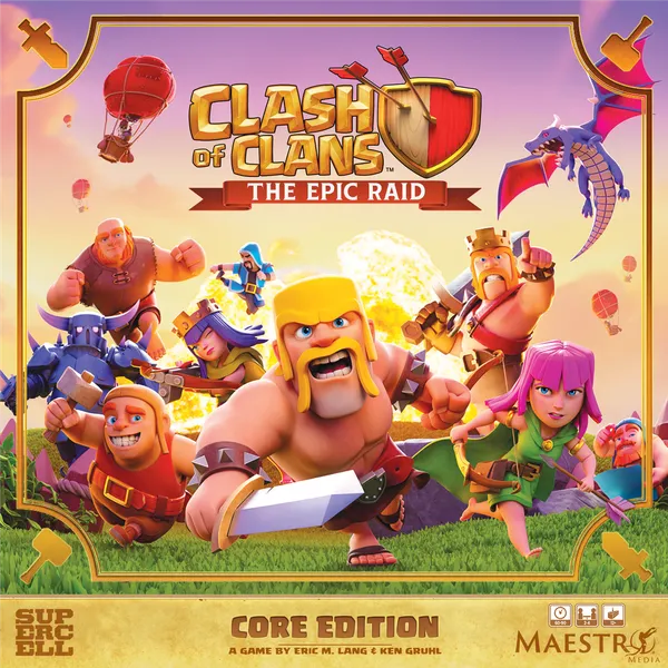 Clash Of Clans: The Epic Raid - Board Game