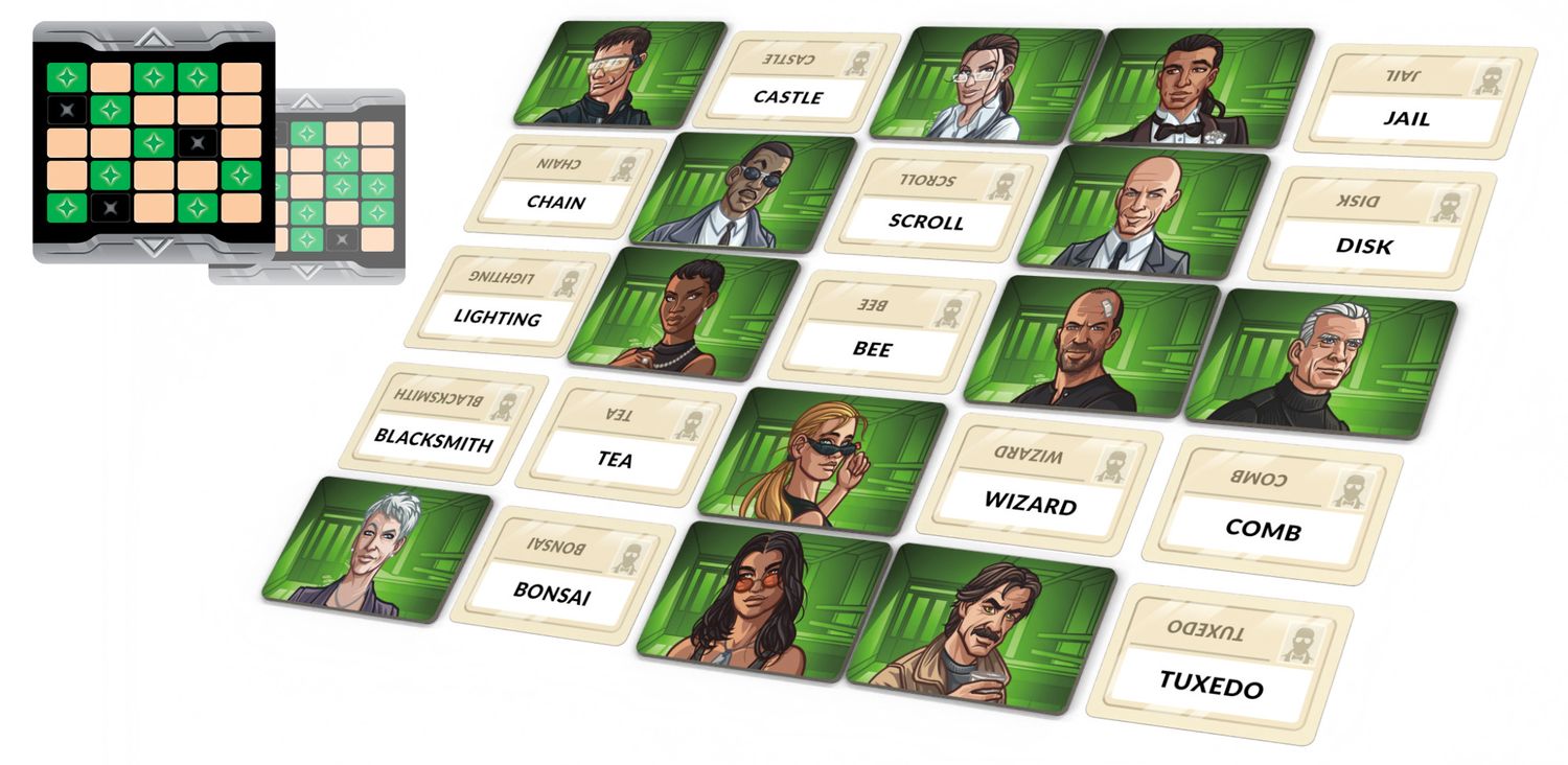 Codenames: Duet - WiredVillage Games - Czech Games Edition WiredVillage Games