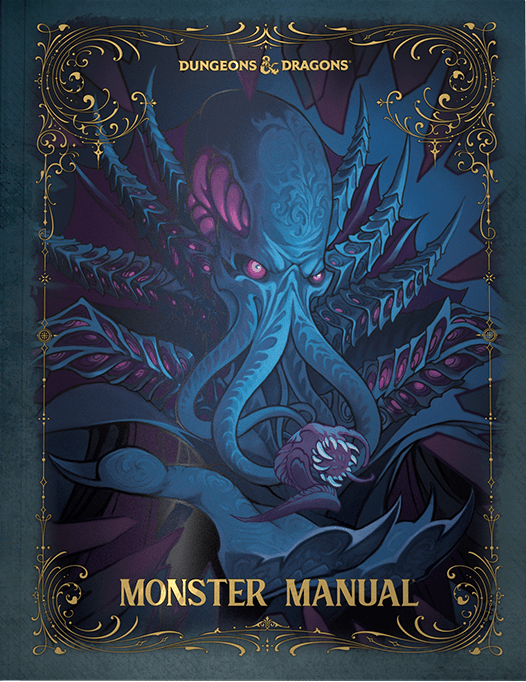 D&D 2024 Monster Manual Alternative Cover - WiredVillage Games - Wizards of the Coast