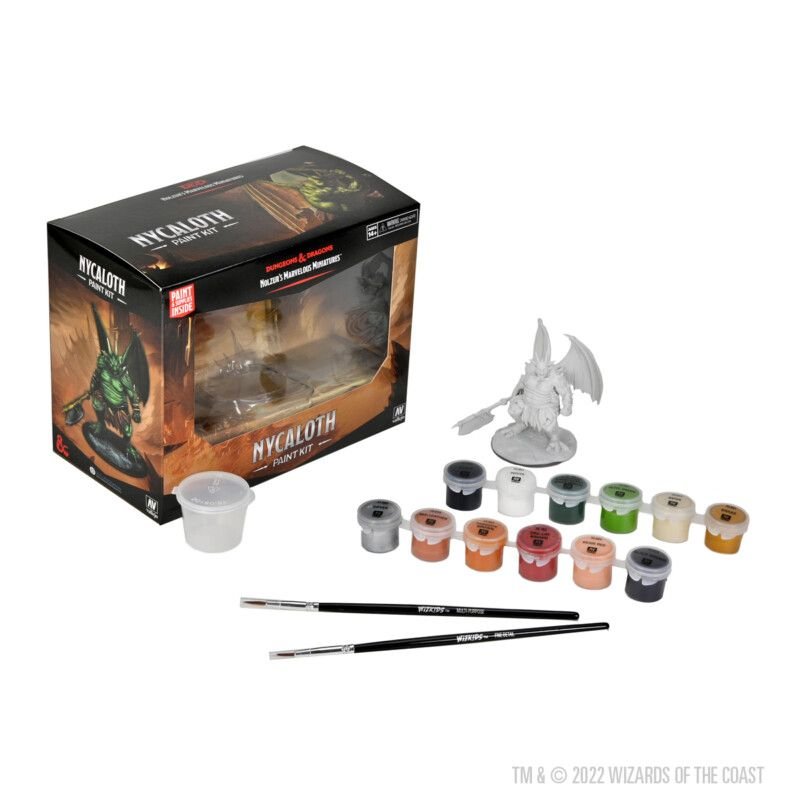 D&D Nolzur’s Marvelous Miniatures: Paint Kit – Nycaloth - WiredVillage GamesWizKids