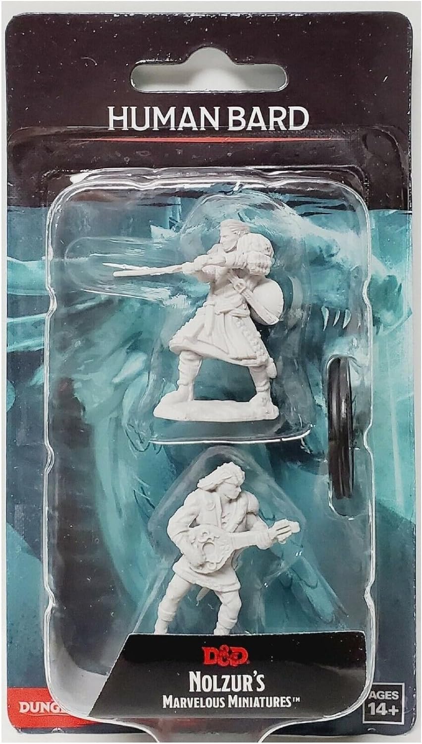 D&D Nolzur's Marvelous Unpainted Miniatures: Wave 4: Human Male Bard - WiredVillage GamesWizKids