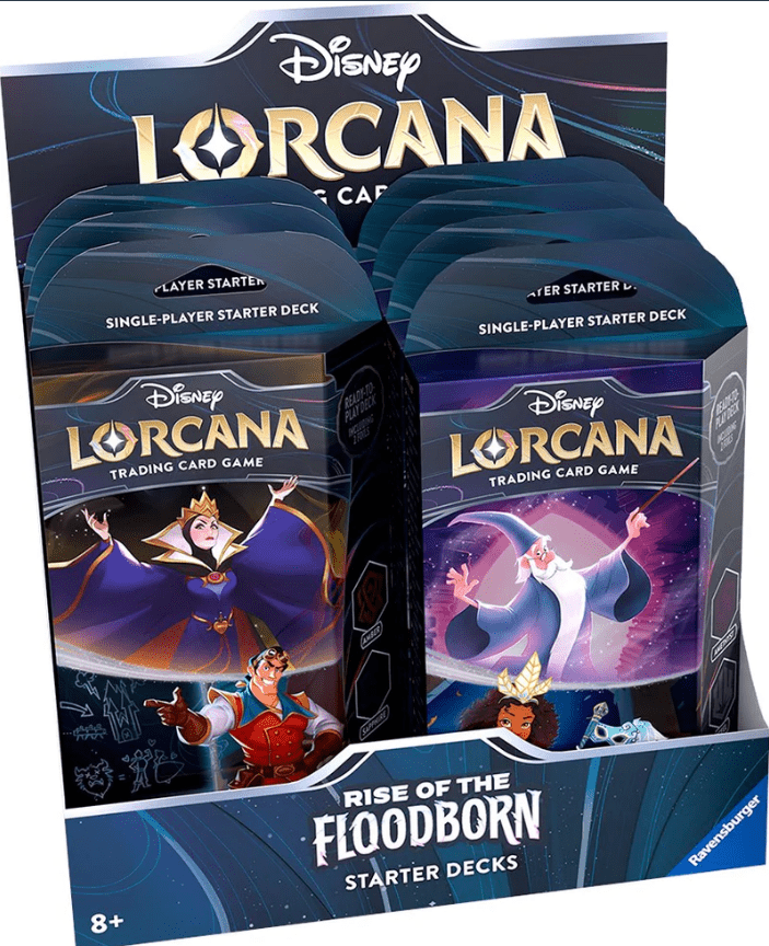 Disney Lorcana: Rise of the Floodborn: Starter Deck Display - WiredVillage Games - Ravensburger